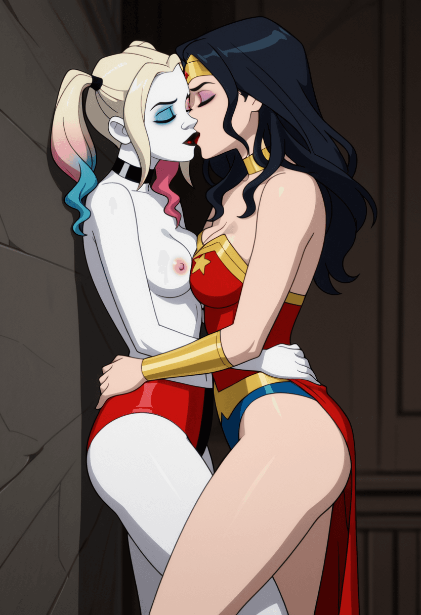 Harley Quinn & Wonder Woman romance set