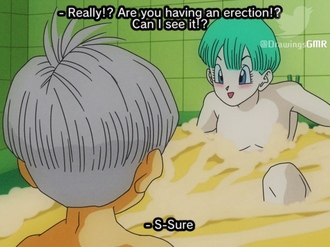 DBZ Hentai Comic Mother and Son Bath Stories