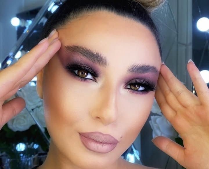 Sexy glamour woman face