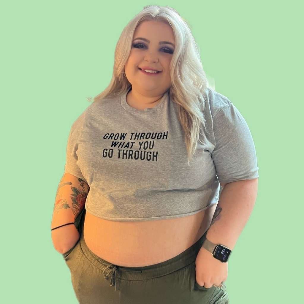 Click to view full size Ssbbw wearing crop top