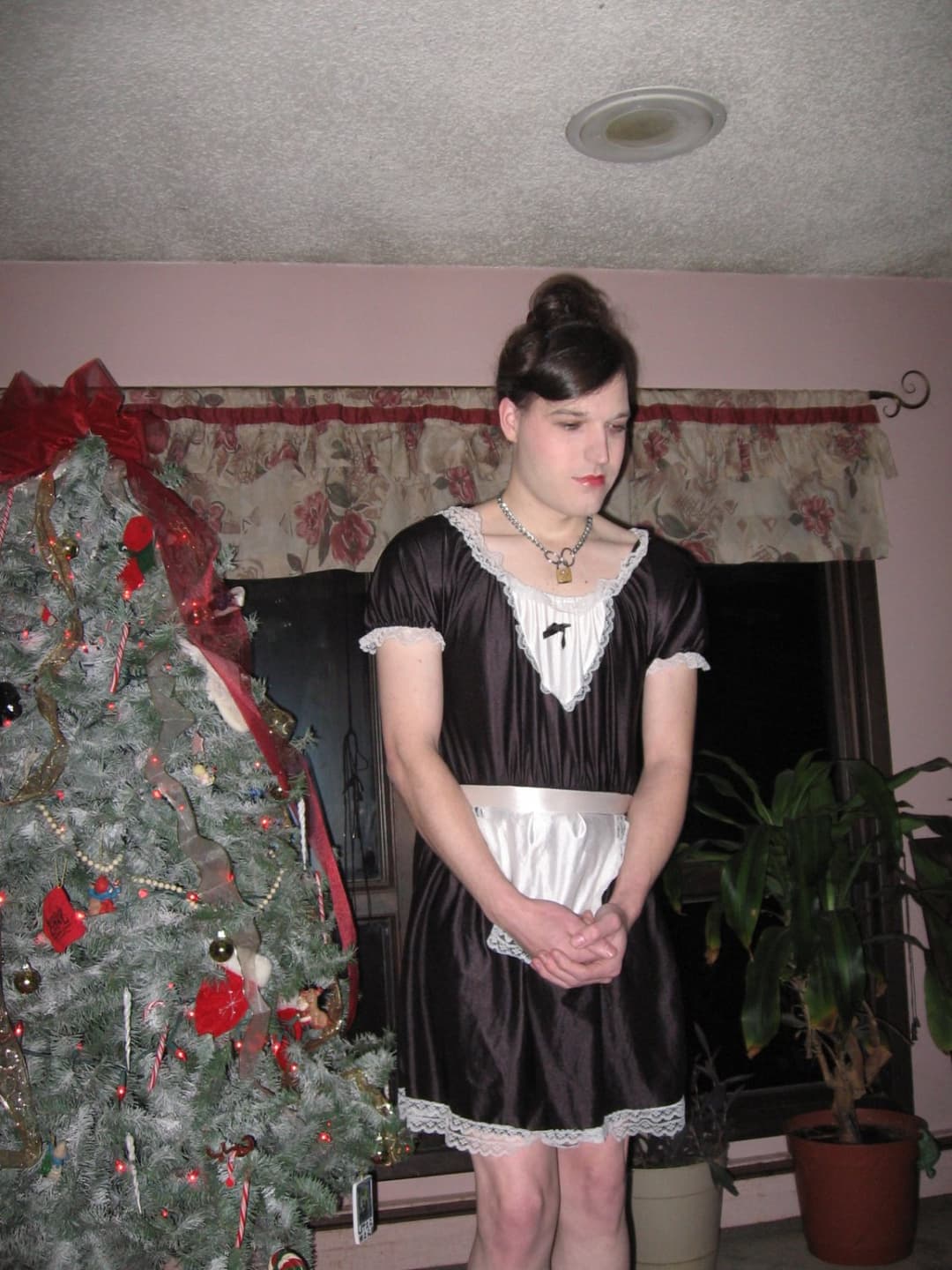 femdom gilf and her sissy xmas