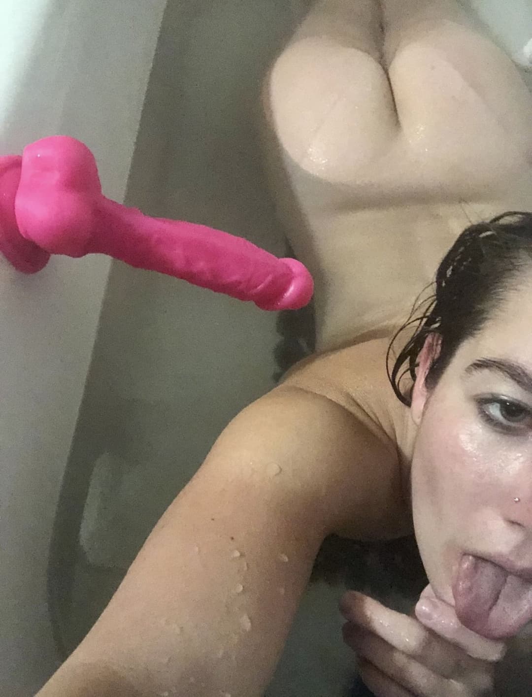 Cruise Ship Slut loves exposing herself all over and spreading her holes