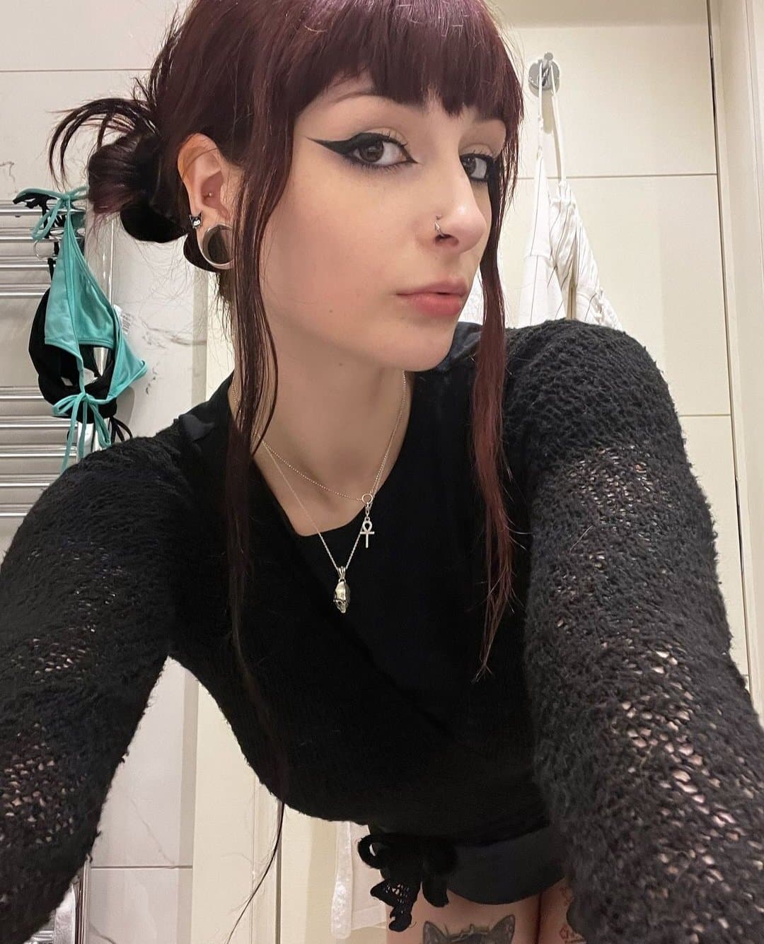 Hot slutty alt tatted emo girl slut chav uk