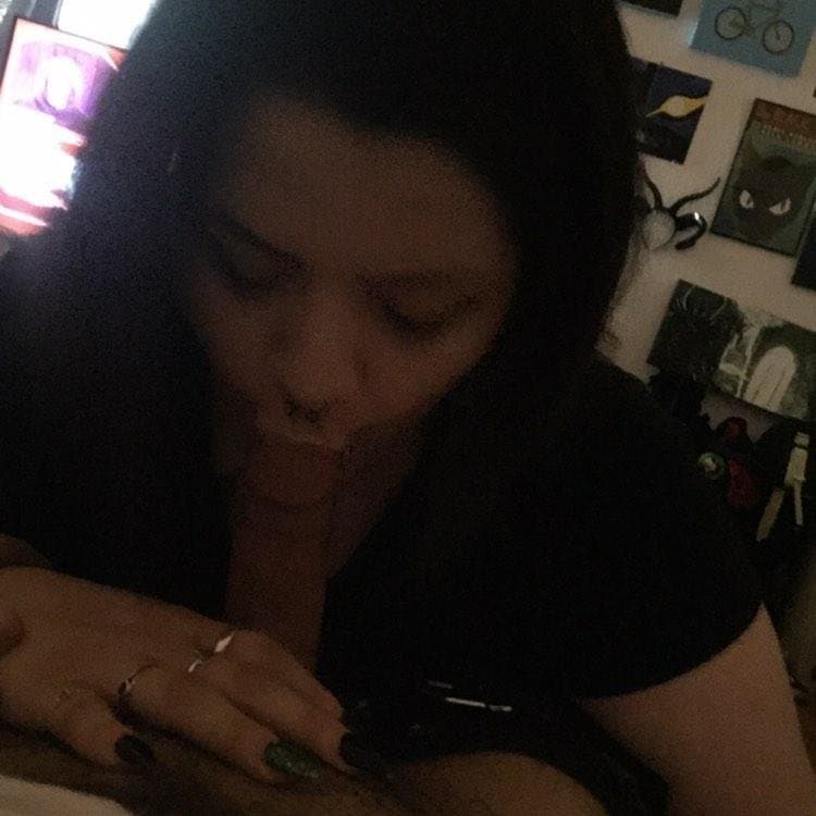 Thick goth whore gets fat pussy and fat ass fucked