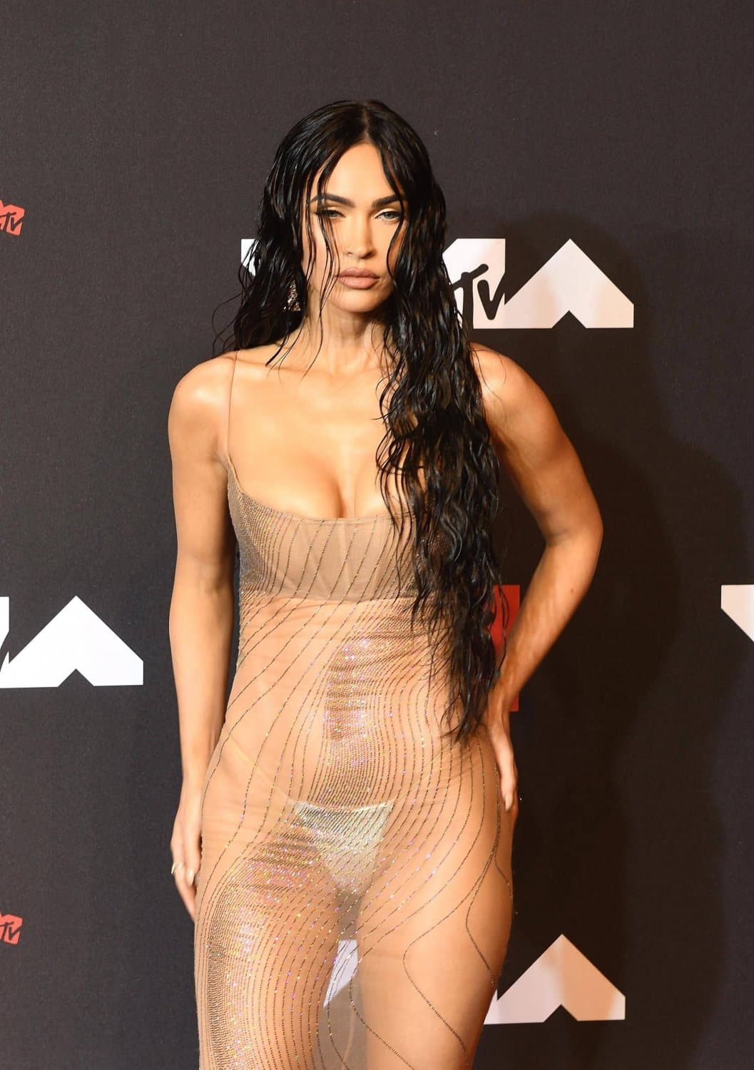 Megan Fox - 2021/09 /12 attending the MTV music awards in Brooklyn, New York