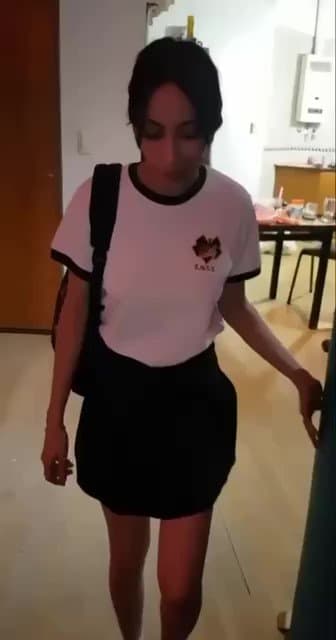 After her first day in college step daddy got her a surprise,