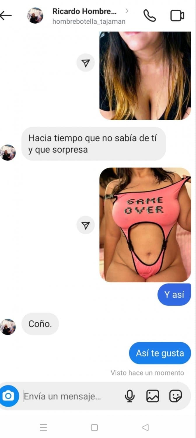 Cuando un amigo recibe un mensaje de la mujer de su amigo ... Putona tetona de Barcelona María Jesús