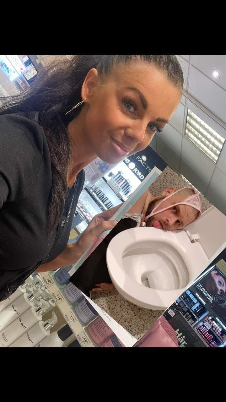 Public exposure. Rasmus Eriksen shows what a cunt he is with Dirty pictures with his friend Line on