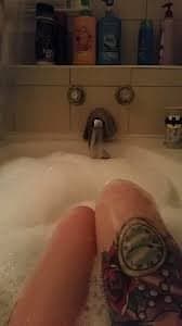 Hot blonde milf Katie totally naked!