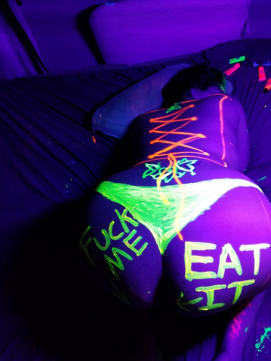 Wife with body paint