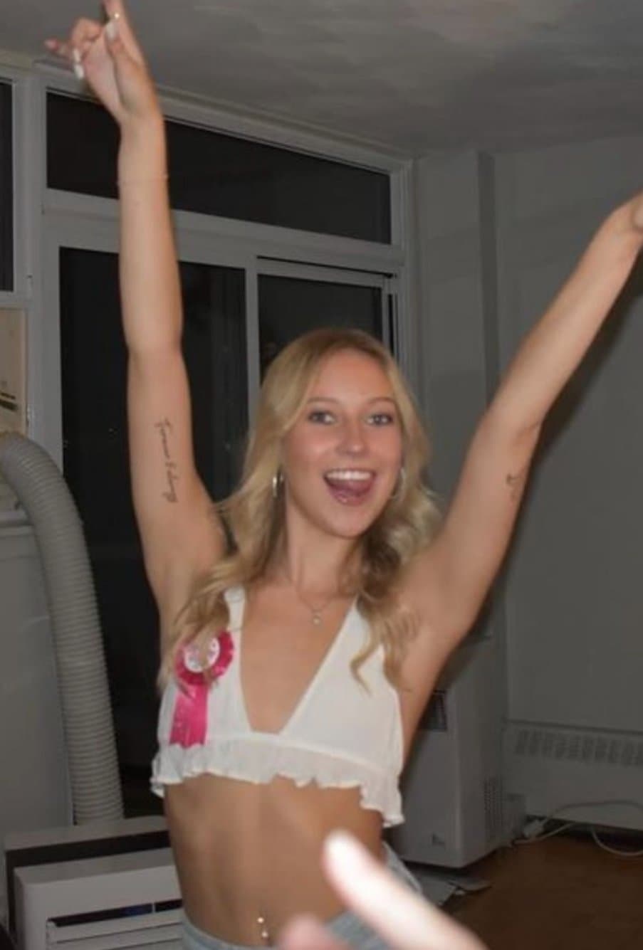 Barely legal college freshmen needs mulitple cocks slapping those armpits