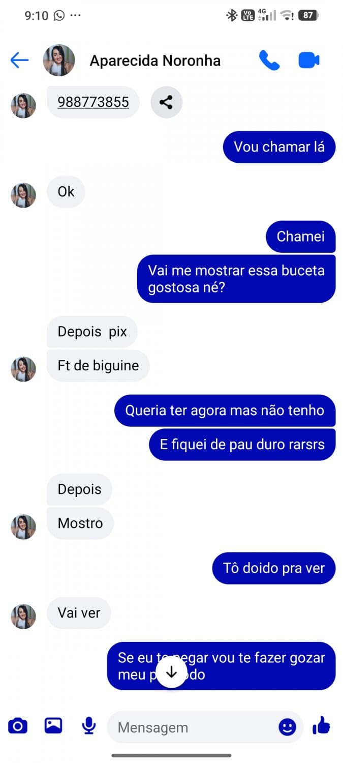 Coroa de fortaleza, mostra a buceta por Pix, mora no parque São José