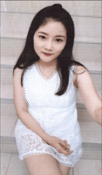 Her husband wants us to see her beautiful figure.