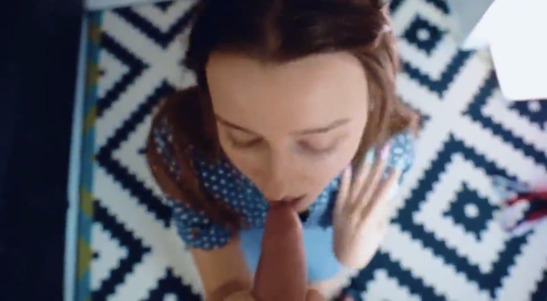 When you catch your stepsister masturbating in front of the computer.