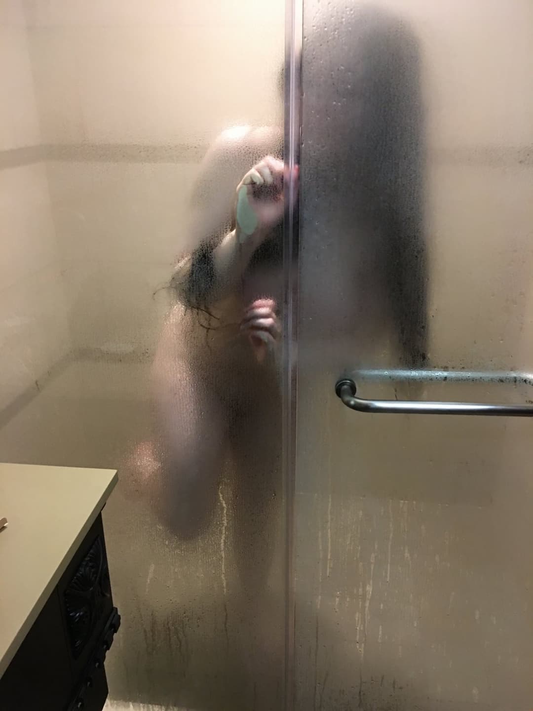 18yr old Showering gf < 25yr old showering wife