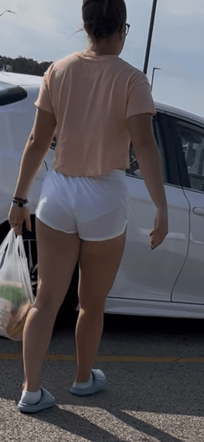 Had to cap this ass in those white shorts with VP wedgie 2025-07-20