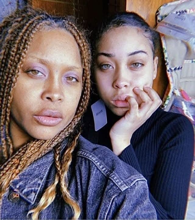 Erykah Badu & her daughter Puma Badu