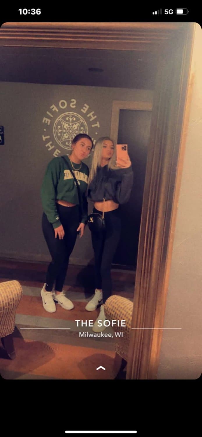 Caught my cousin holding her fat titties around my buddies big dick in this black swimsuit