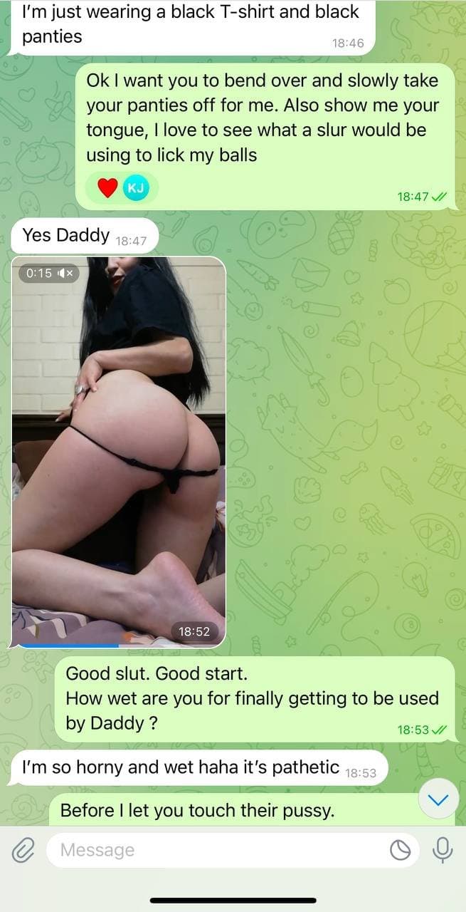 New cheating slut used and almost caught by bf at the end