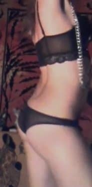 Horny wife dancing hot body