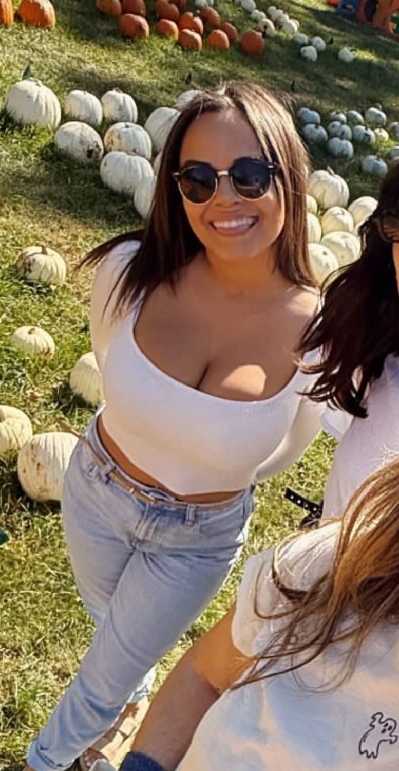 What’s the first thing you noticed about this half brown half white whore