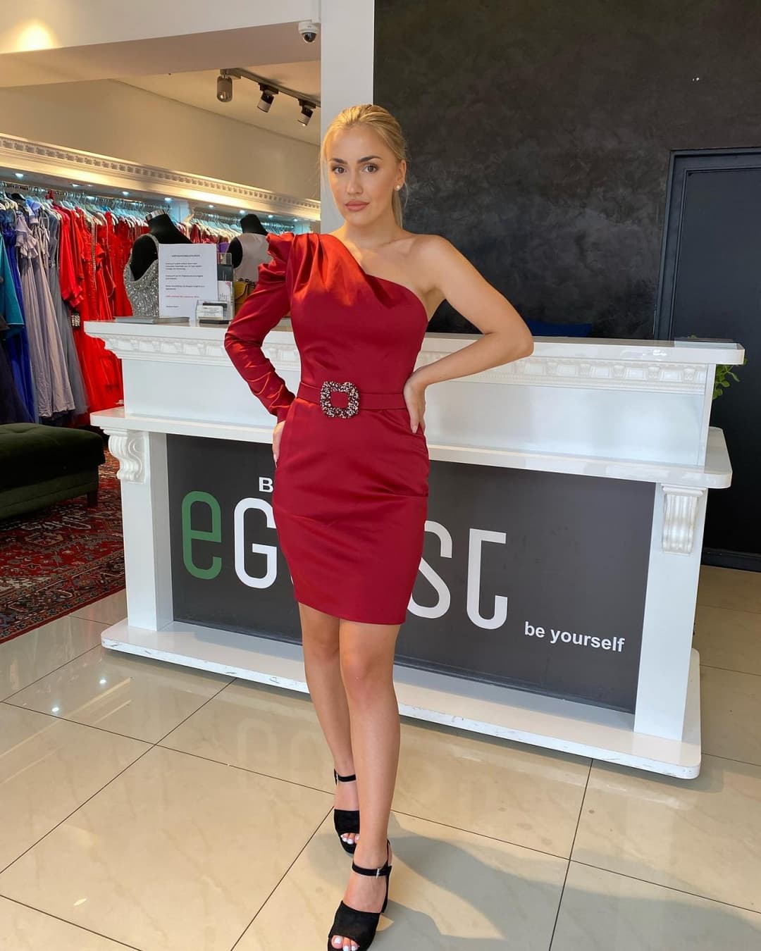 Hot Blonde bosnian slut from Austria with amazing dress - austrian girl from bosna,legs feet ass