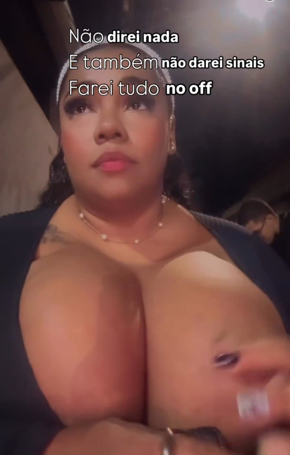 Fat brazilian tits busting out the top