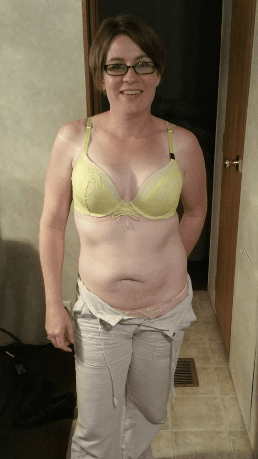 Average soccer mom with a tramp stamp likes strange cock.