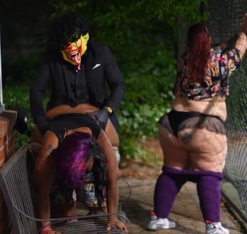 48yr old ghetto milf & 55yr old ghetto pawg sluts