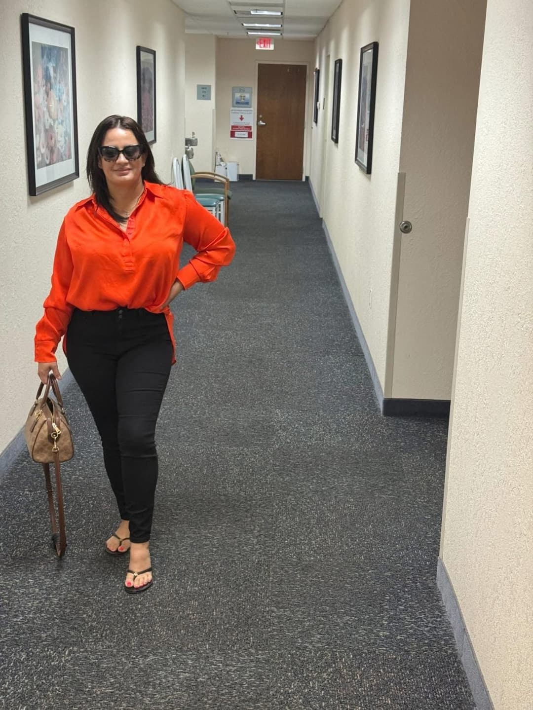 Sexy Latina milf with cute feet toes and big tits