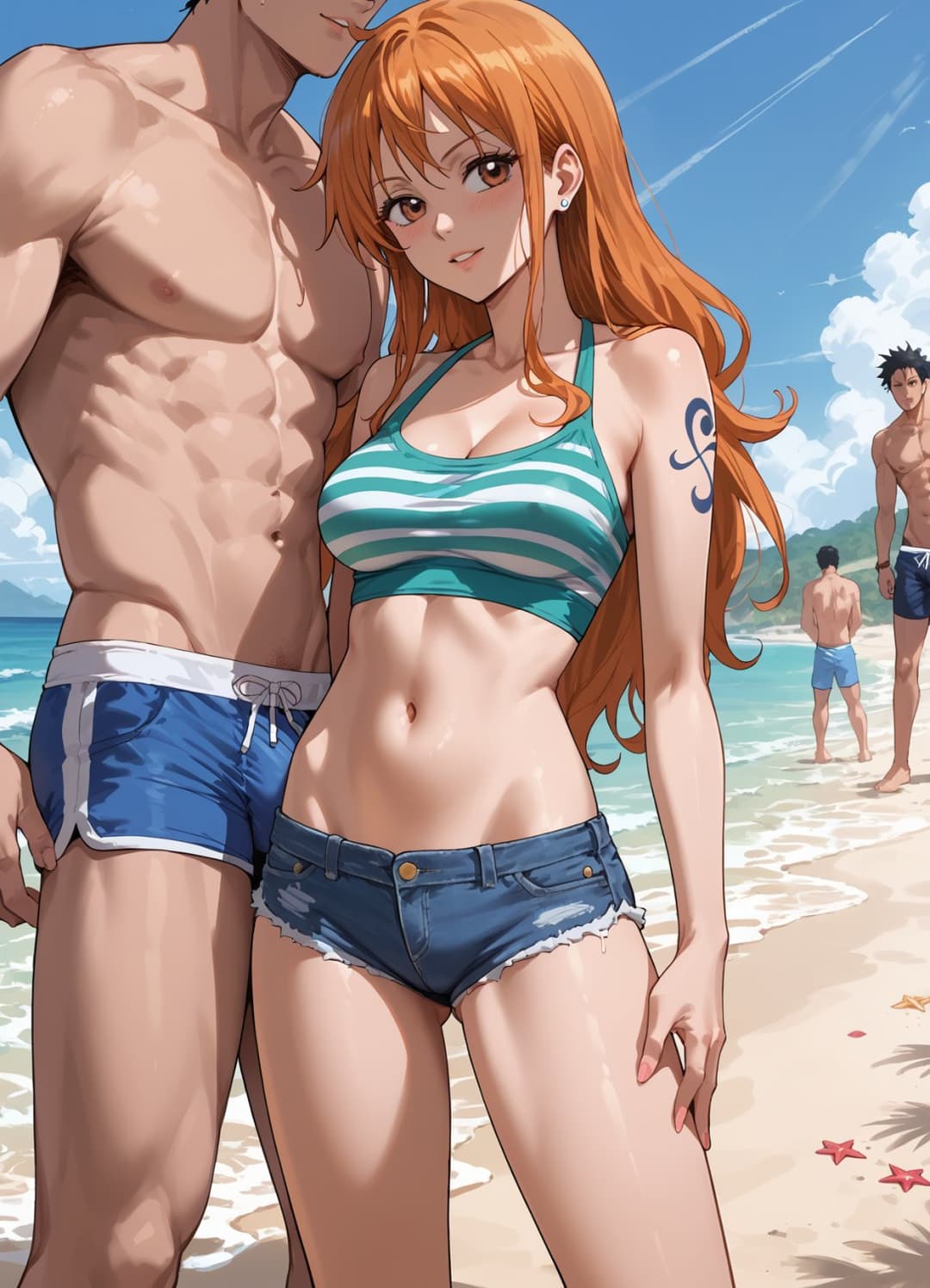 Nami in beach