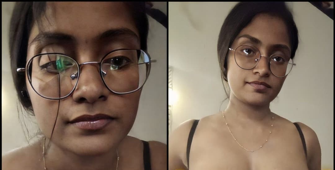 Indian girl humping her pillow leaked ?⭐