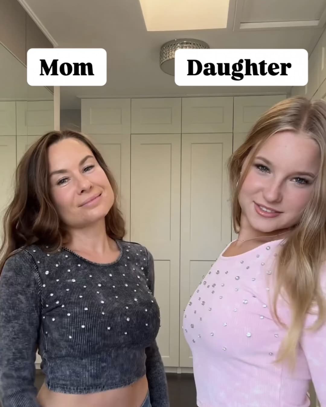 Edging material mother daughter duo