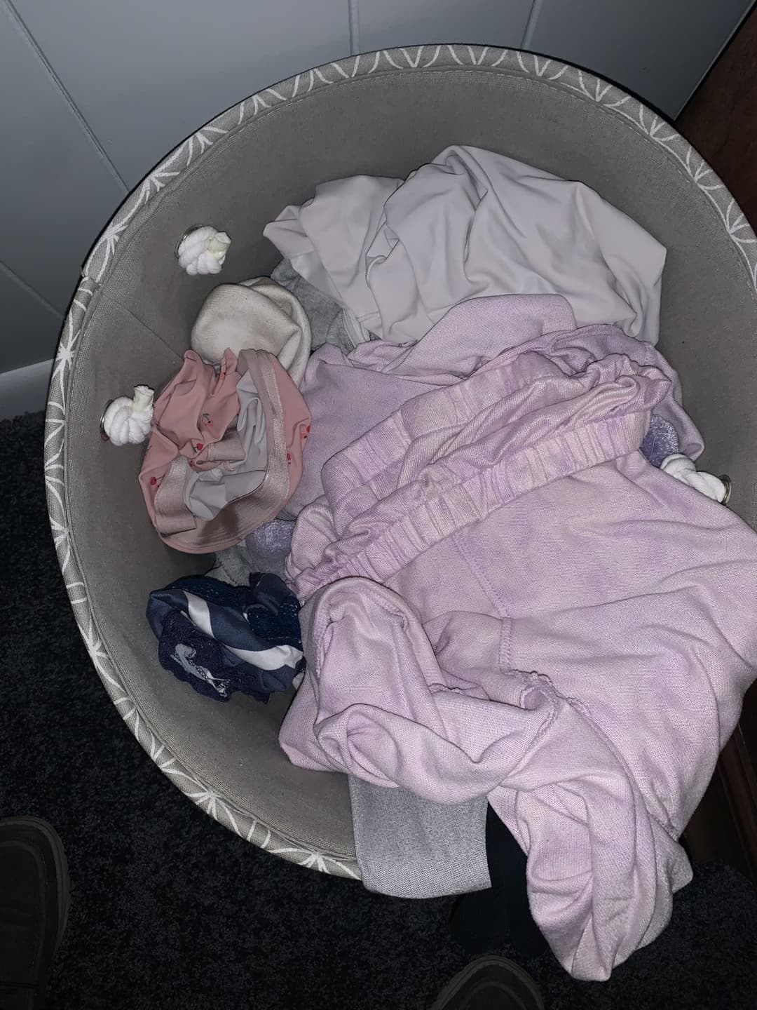 Click to view full size Raiding moms dirty laundry for panties to cum in again
