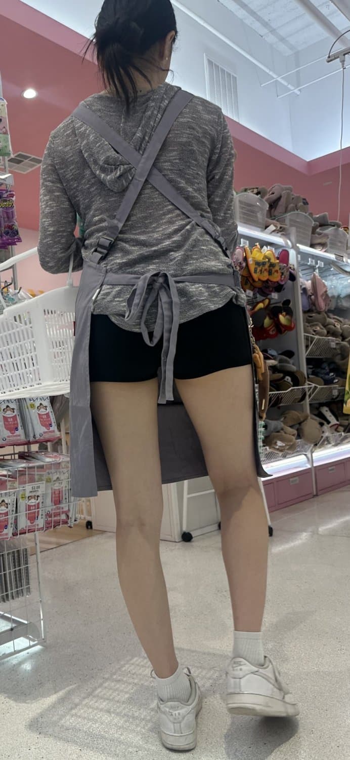 Short Short Asian With Cute and Tiny Ass Creepshots