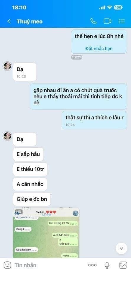 Click to view full size Hotgirl tiktok Thuỷ Meo 30m/2đêm lấy tiền hầu đồng