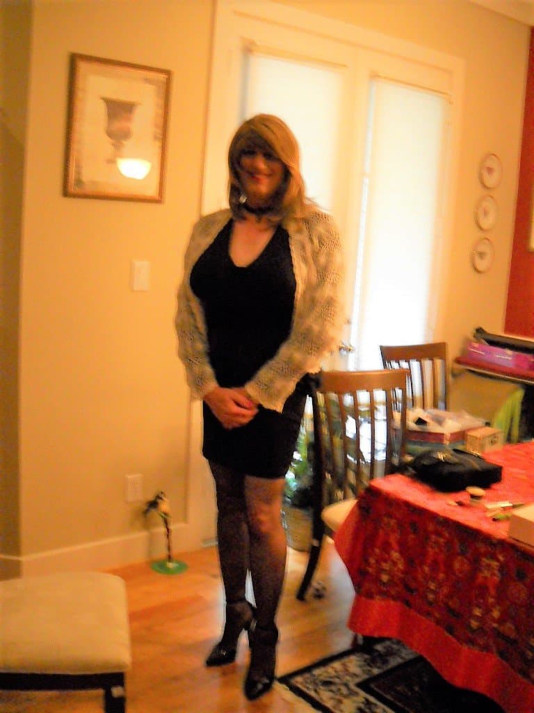 Sexy Sissy In Little Black Dress