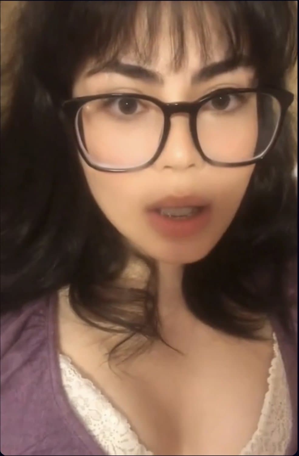 Cute Girl Self Submission Facial Cumshot Request