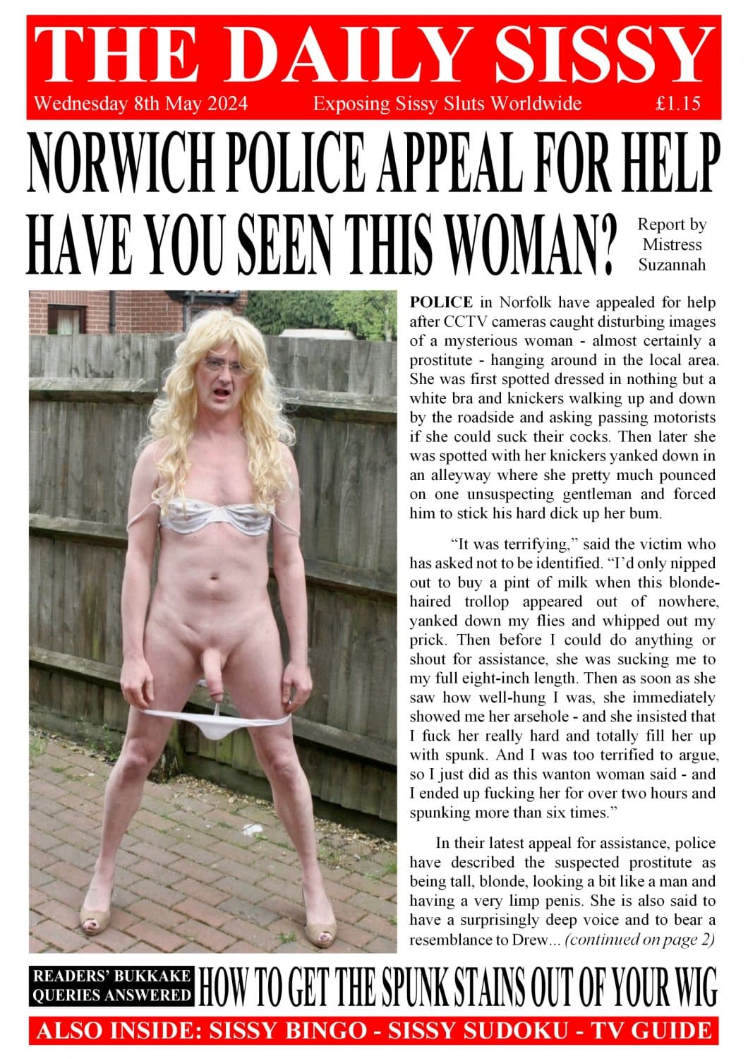 Norwich fag sissy drew exposure and contact posters offering sex