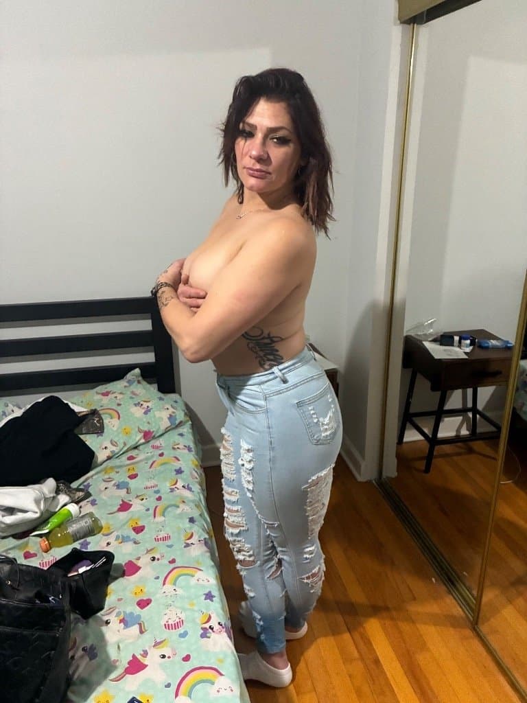 White milf and her black lover