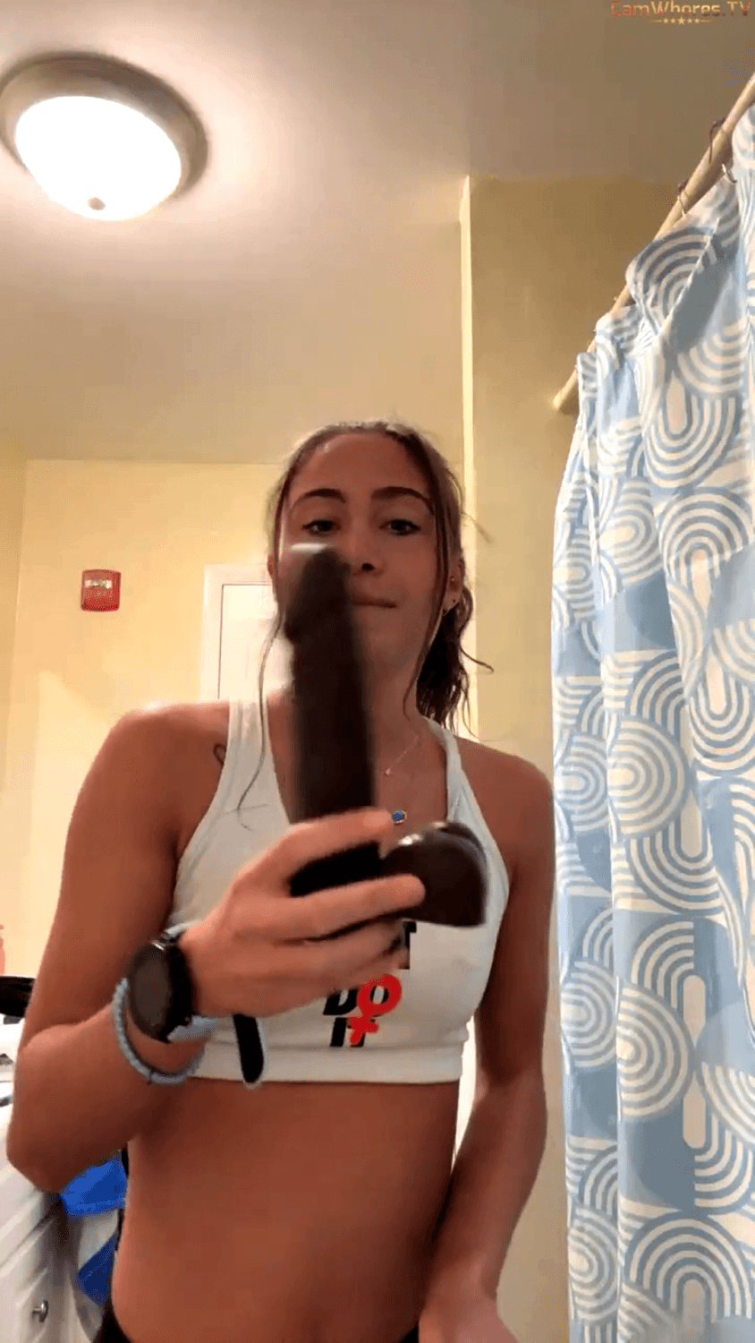 white snowbunny teen tries bbc dildo - first bbc dildo