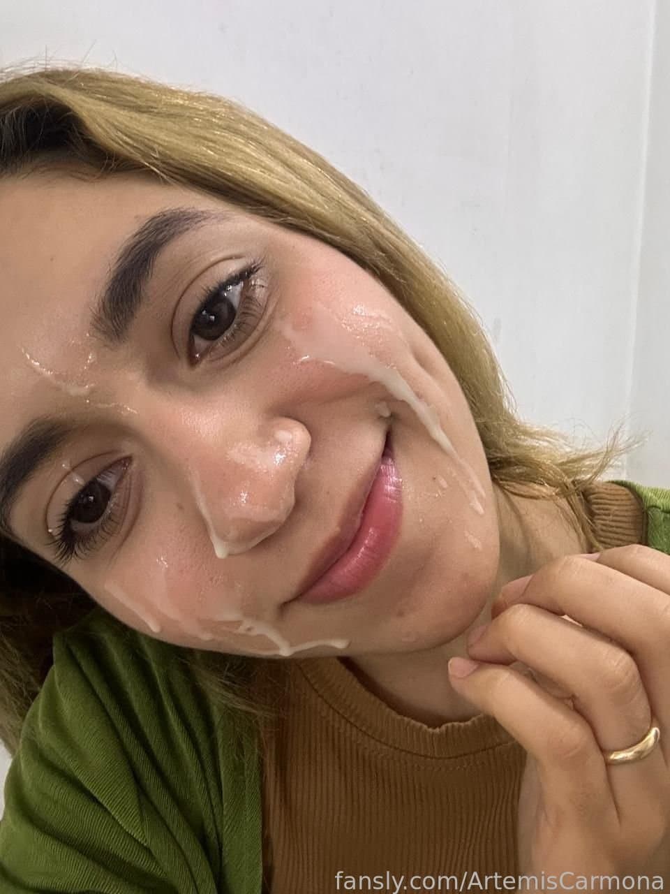 Artemis Carmona Blowjob and facial, Latina Cumwalk fansly?