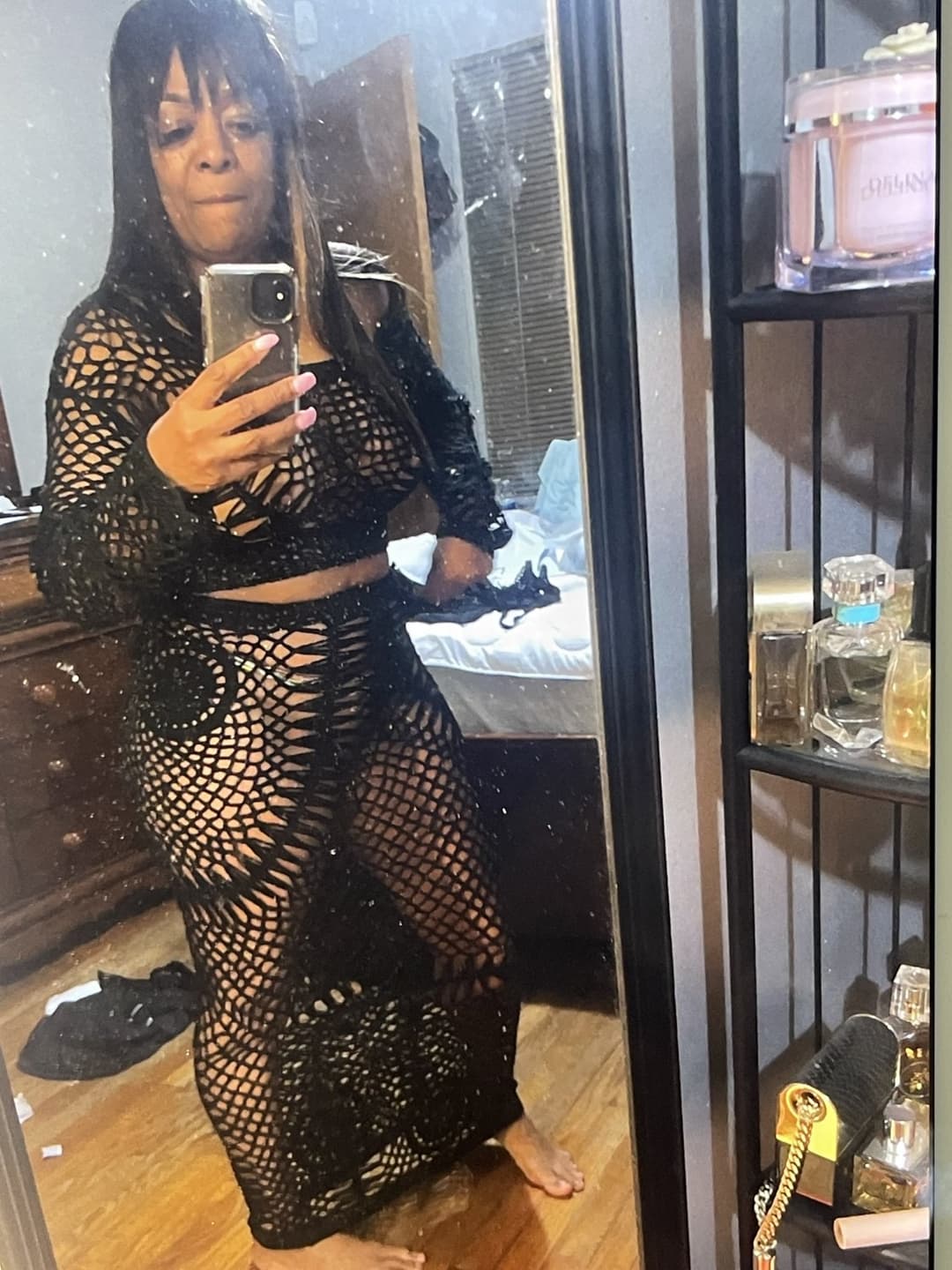 My black milf grandma, mama