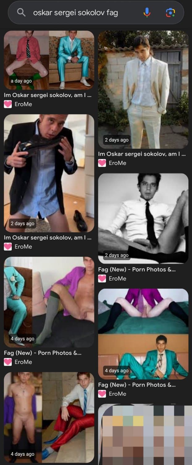 Oskar sergei sokolov finally index on google, thank you