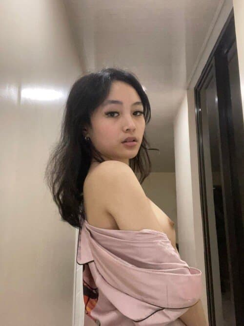 Very Tiny Asian Teen Abg slut gets her nudes leaked. Small tits are so cute! Ahegao Face