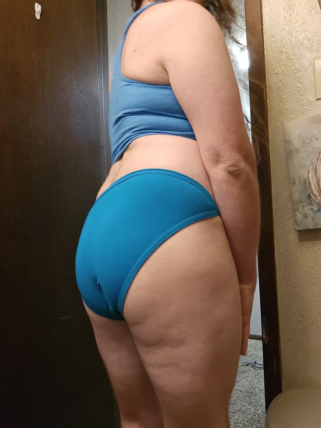 Sissy in sports bra and panties