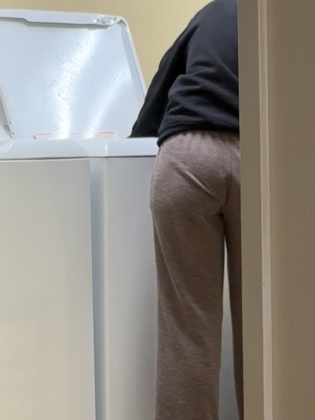 Good slut doing laundry