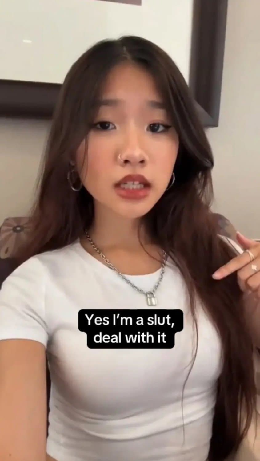 She loves cum and huge cock. Goon Slut. Ahegao teen.