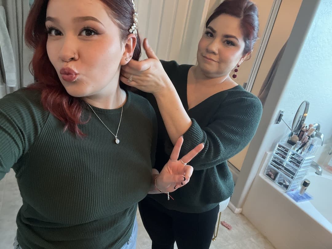 His Big Tit Wife & Dau!