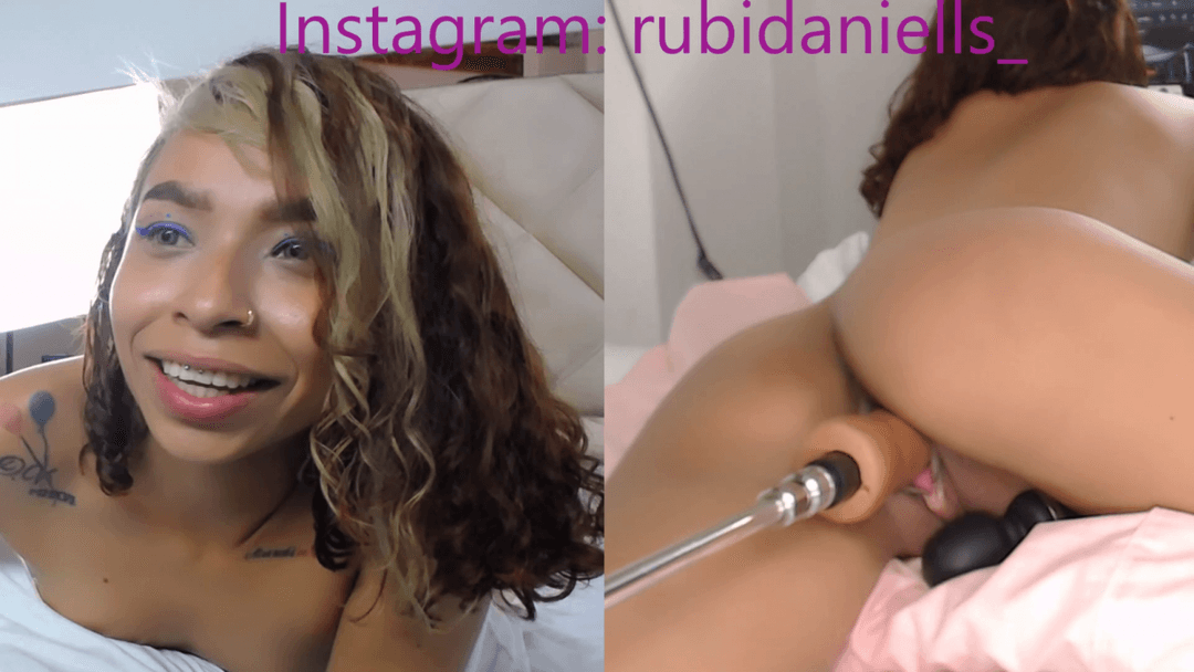 Rubi Smiles Through Her Hard Machine Fuck Squirt